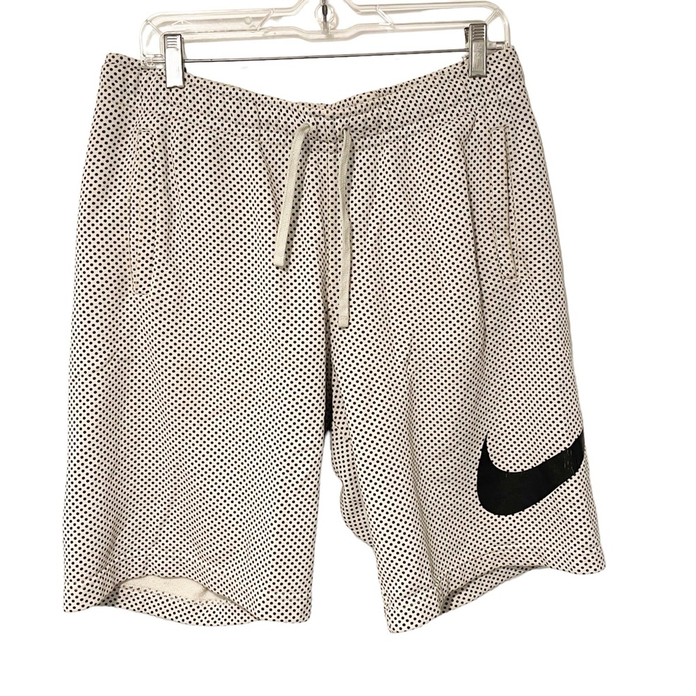 Nike Black and White and Pixel Dot  Athletic Shorts with pockets